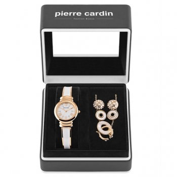 Pierre Cardin set ura, ogrlica in uhani