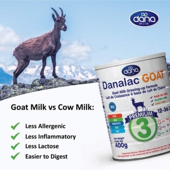 Danalac GOAT 3 nadaljevalno mleko na osnovi kozjega mleka, 800 g