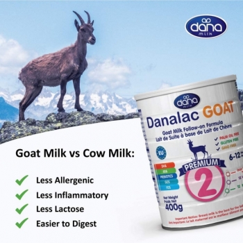 AKCIJA Danalac GOAT 2 nadaljevalno mleko na osnovi kozjega mleka 3 X 800 g