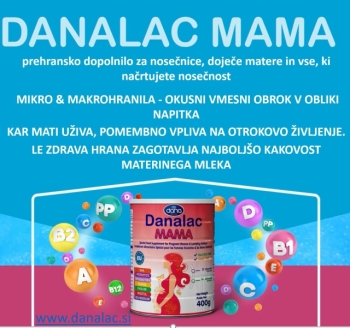 Danalac MAMA - PREHRANSKO DOPOLNILO ZA MAMICE, 6 kom