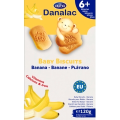 Danalac keksi za dojenčke, banana